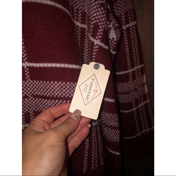 Burgundy Grandpa Sweater - Picture 4 of 4